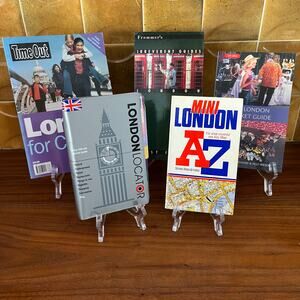 London Travel Guides Frommers AtoZ Time Out Market Guide Locator Lot of 5